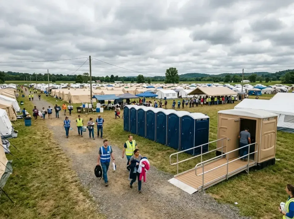 disaster-relief-camp-restrooms-010 — frequently asked questions, Dumpster & Portable Bathrooms Rental in Belleville, WI